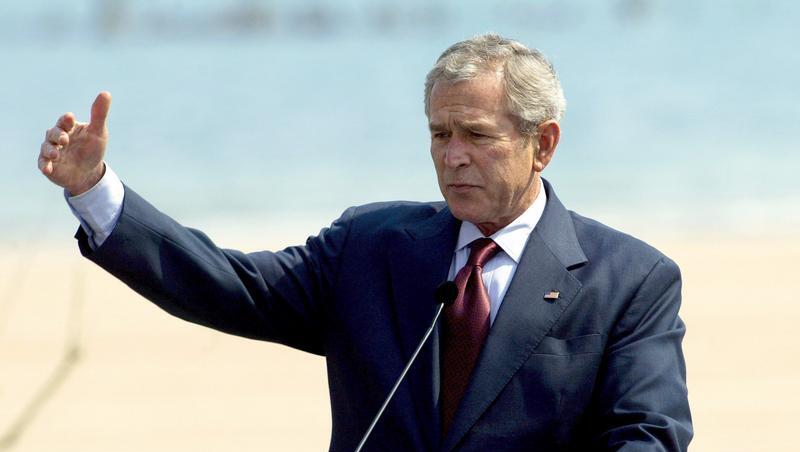 George Bush auf dem Nato-Gipfel in Bukarest George Bush auf dem Nato-Gipfel in Bukarest