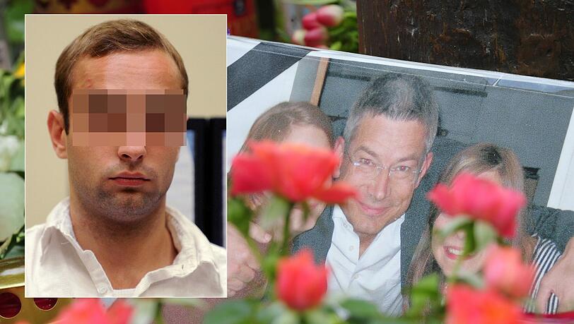 Sebastian L. (kleines Bild) und ein weiterer Täter hatten den Manager Dominik Brunner am S-Bahnhof Solln zu Tode geprügelt. Dort befindet sich heute das Dominik-Brunner-Denkmal. Sebastian L. (kleines Bild) und ein weiterer Täter hatten den Manager Dominik Brunner am S-Bahnhof Solln zu Tode geprügelt. Dort befindet sich heute das Dominik-Brunner-Denkmal.