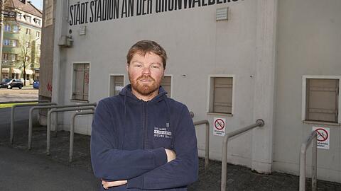 Martin Scherbel am Sechzgerstadion.