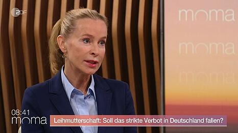 Die Verfassungsrechtlerin Frauke Brosius-Gersdorf hat das Verbot der Leihmutterschaft in Deutschland im ZDF-Moma als Eingriff in Grundrechte bezeichnet.