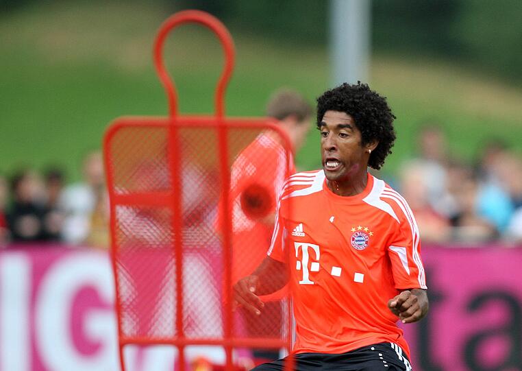 Dante beim ersten Training.
