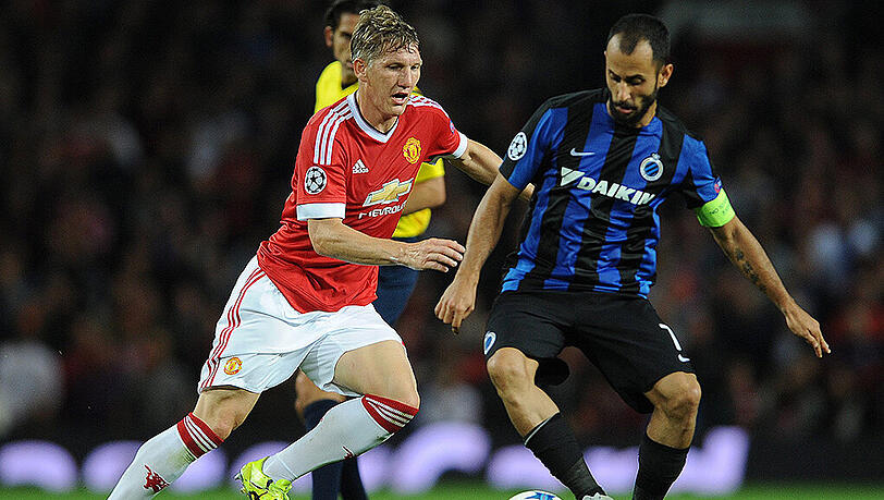 Bastian Schweinsteiger überzeugte im Champions League-Qualispiel gegen Club Brügge. Er wurde zu Beginn der zweiten Halbzeit eingewechselt. Bastian Schweinsteiger überzeugte im Champions League-Qualispiel gegen Club Brügge. Er wurde zu Beginn der zweiten Halbzeit eingewechselt.