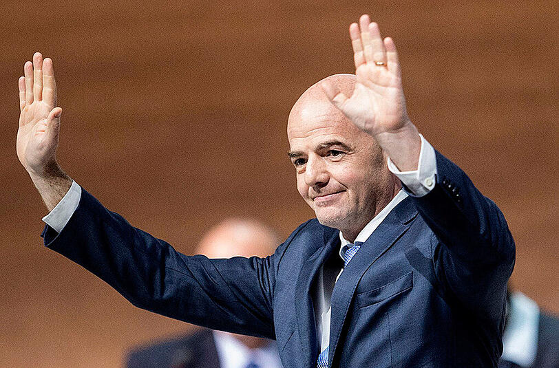 Frisch gewählter FIFA-Chef: Auch Infantinos Name steht in den Panama Papers.