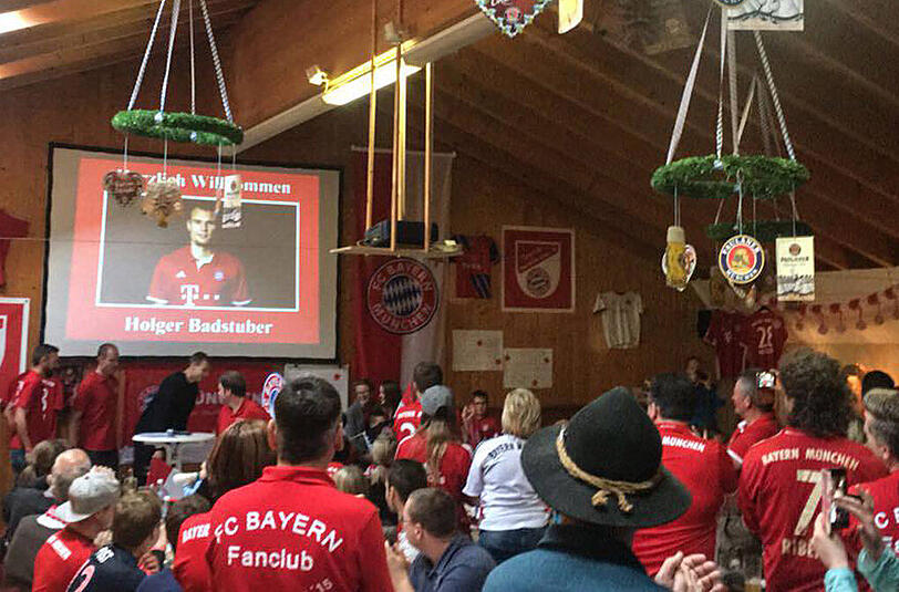 Holger Badstuber besuchte die "Red White Kings '15" in Bad Ditzenbach-Gosbach.