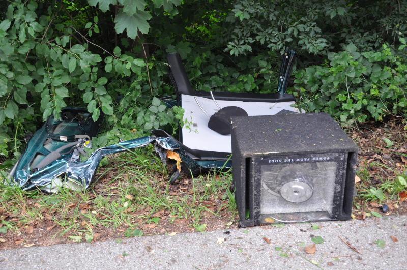 Der Wagen zerschellte an einem Baum - der Fahrer starb an der Unfallstelle.