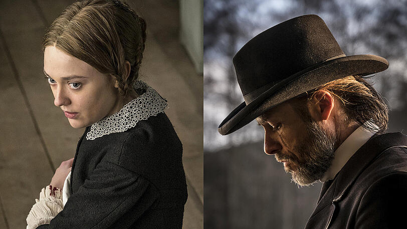 Dakota Fanning als Frau mit Vergangenheit und Guy Pearce als brutaler Gottesmann.