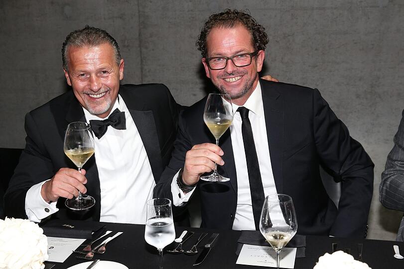 Starkoch Karlheinz Hauser und Jens-Peter Gardthausen