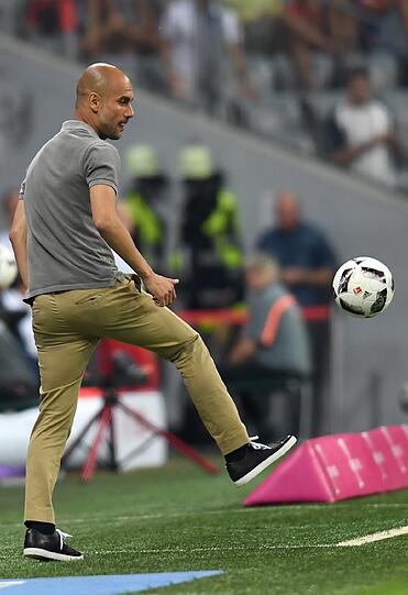 Bei der Rückkehr von Pep Guardiola in die Allianz-Arena gewannen die Bayern, unter Neu-Trainer Carlo Ancelotti, mit 1:0. Klicken Sie sich durch die Bilder des Spiels.