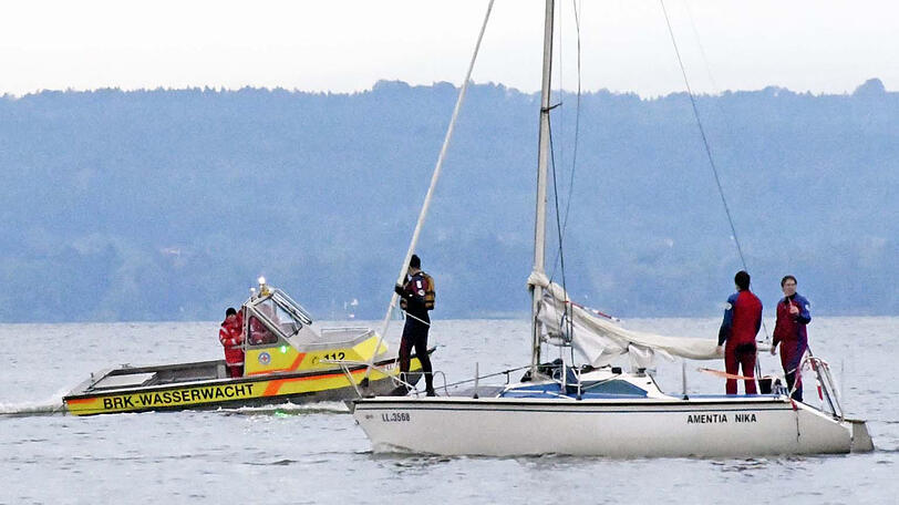Auf dem Ammersee gerieten mehrere Segler in Not.