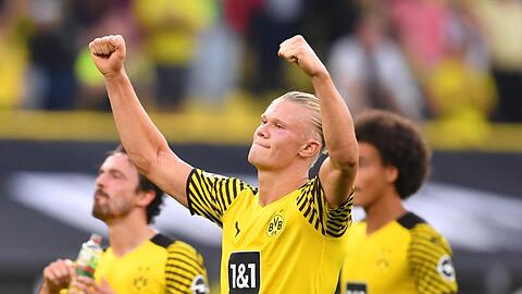 War von der Frankfurter Defensive nicht aufzuhalten: Dortmunds Erling Haaland.