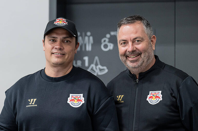 Neville Rautert (l.) und Christian Winkler basteln einen vielversprechenden Kader für die neue DEL-Saison. Neville Rautert (l.) und Christian Winkler basteln einen vielversprechenden Kader für die neue DEL-Saison.