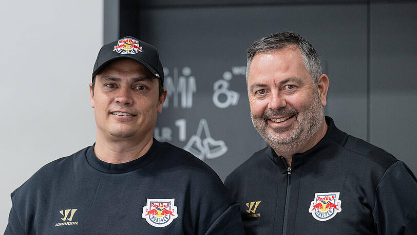 Neville Rautert (l.) und Christian Winkler basteln einen vielversprechenden Kader für die neue DEL-Saison. Neville Rautert (l.) und Christian Winkler basteln einen vielversprechenden Kader für die neue DEL-Saison.