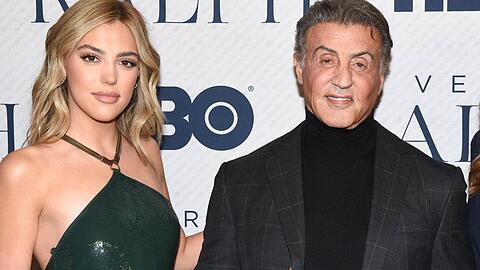 Sylvester Stallone neben seiner Tochter Sistine Stallone.