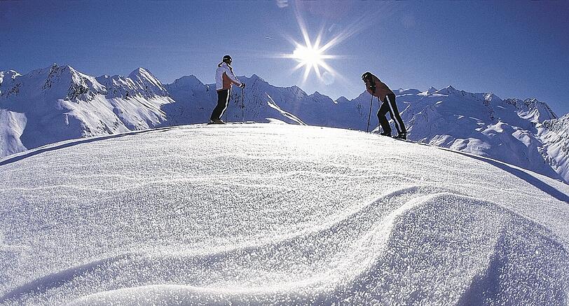 Obergurgl-Hochgurgl zählt zu den schneesichersten Wintersportgebieten in den Alpen.