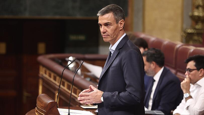 Spaniens Regierungschef Pedro S&aacute;nchez hat Falschinformationen in sozialen Netzwerken f&uuml;r den Massenandrang auf die Nordafrika-Exklave Ceuta von Ende Juli mitverantwortlich gemacht. (Archivbild)