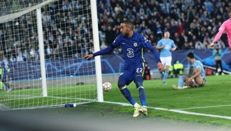 Hakim Ziyech erzielte das Tor für Chelsea. Hakim Ziyech erzielte das Tor für Chelsea.