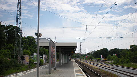 Die S-Bahn-Haltestelle Mittersendling.