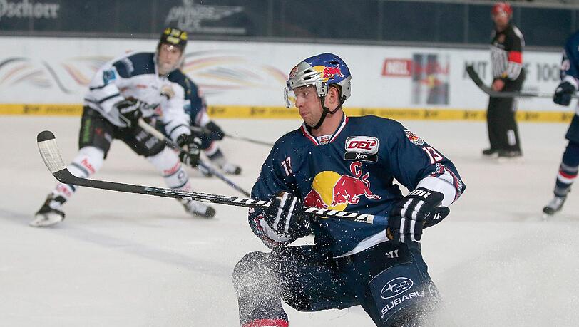 Michael Wolf, der Kapitän des EHC Red Bull München. Michael Wolf, der Kapitän des EHC Red Bull München.