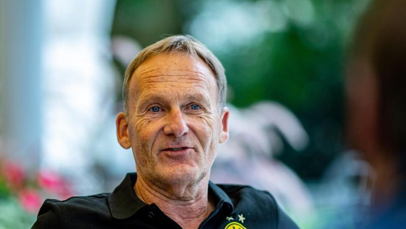 Hans-Joachim Watzke bleibt angesichts der Titel-Sprüche des FC Bayern gelassen.