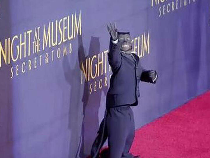 Affe Crystal bei der Premiere von "Nachts im Museum 3"