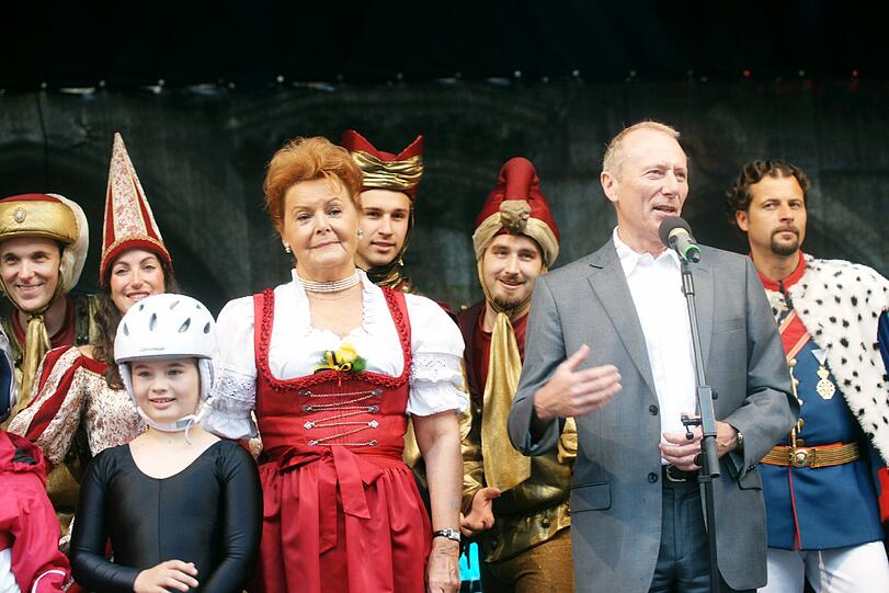 Gabriele Weishäupl und Bürgermeister Hep Monatzeder feierten die Stadt.