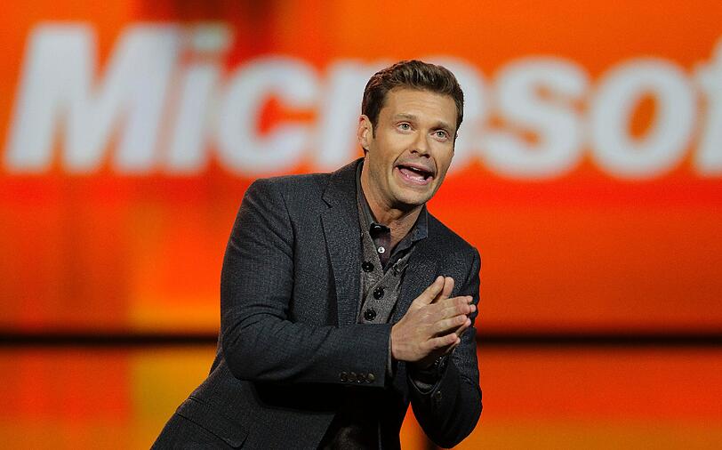 US-Fernsehmoderator Ryan Seacrest führte durch die Eröffnung.