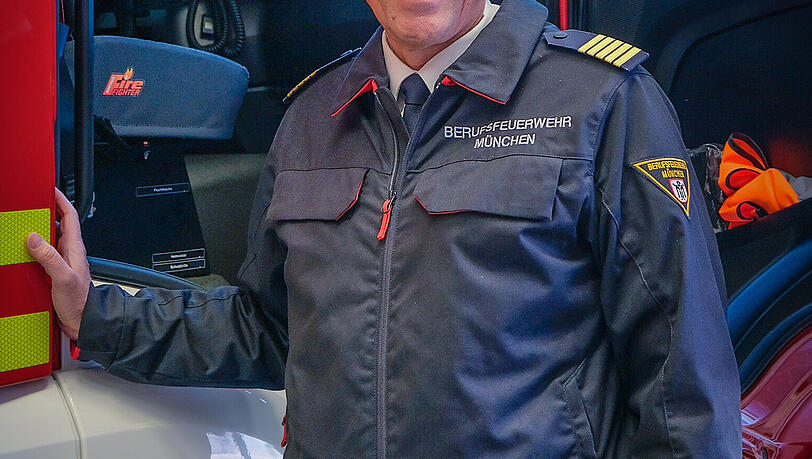 Der Chef der Berufsfeuerwehr Wolfgang Sch&auml;uble.