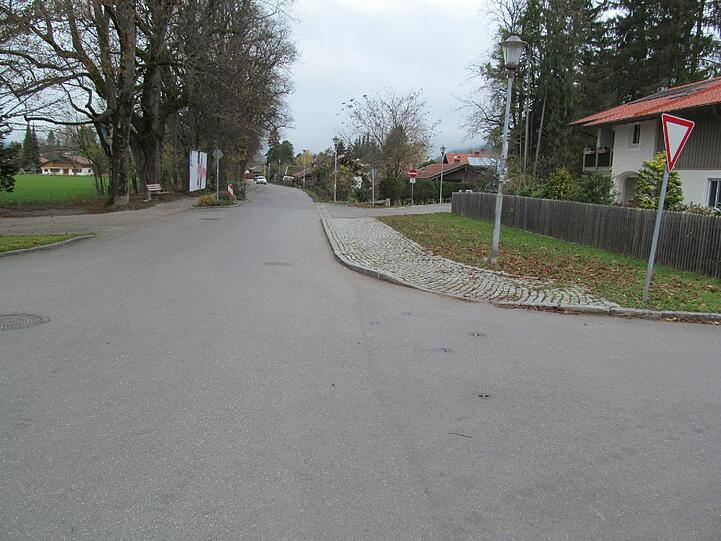 Die Unfallstelle in Rottach-Egern: eine ruhige Wohngegend.