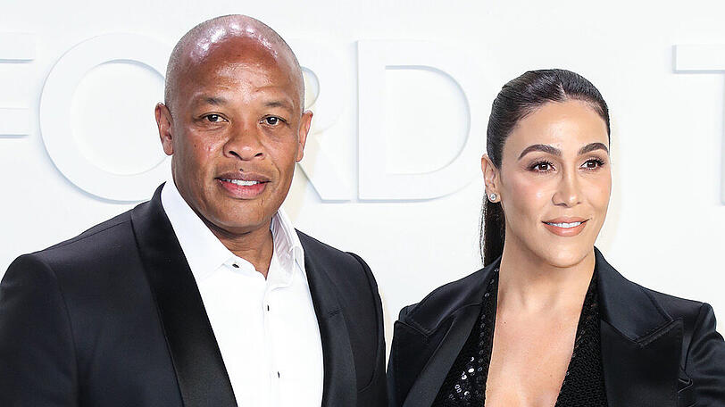 Dr. Dre und Nicole Young im Februar 2020 bei einem Event.