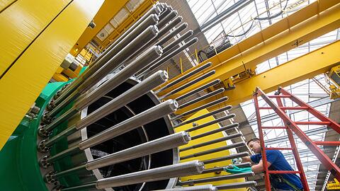 Voith produziert unter anderem Produkte für Wasserkraftwerke. (Archivbild)