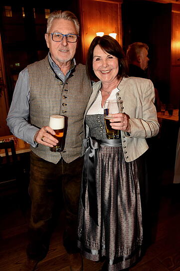 "Dahoam is dahoam"-Star Gitti Walbrun mit Ehemann Gottfried.