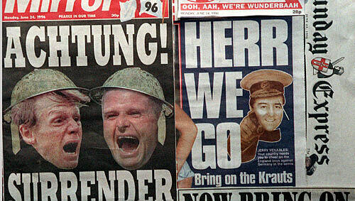 Geschmacklos? Die Schlagzeilen der englischen Presse zur WM Geschmacklos? Die Schlagzeilen der englischen Presse zur WM