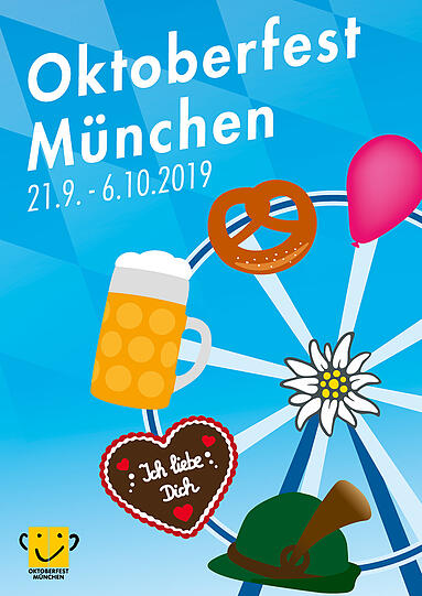 Welches Motiv wird zum Wiesnplakat 2019? 52 Motive stehen insgesamt online zur Auswahl.