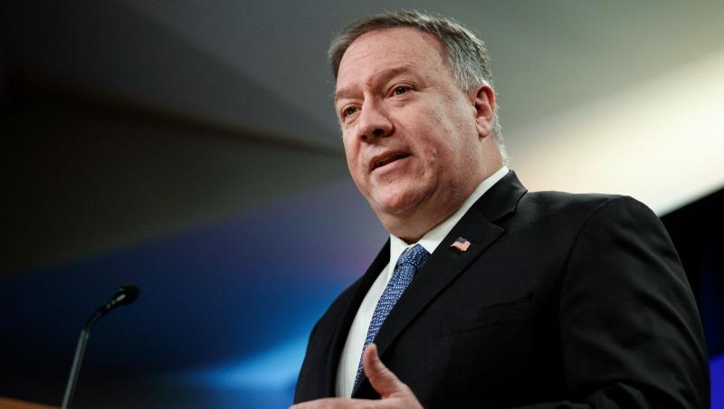 US-Außenminister Mike Pompeo will ein Embargo gegen Iran verlängern. US-Außenminister Mike Pompeo will ein Embargo gegen Iran verlängern.
