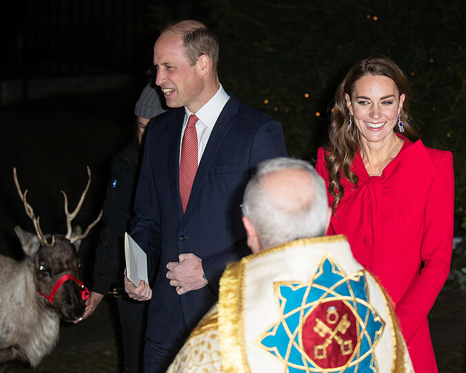 Prinz William und Herzogin Kate hatten tierisch viel Spaß.
