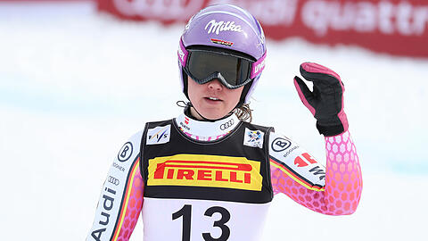 Viktoria Rebensburg verpasste im Super G eine Medaille nur knapp.