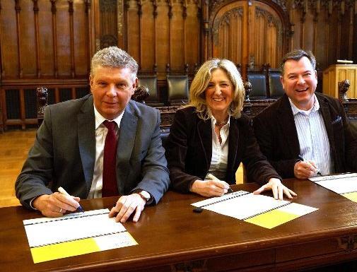 Die OB-Kandidaten Dieter Reiter, Sabine Nallinger und Josef Schmid.