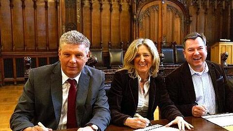 Die OB-Kandidaten Dieter Reiter, Sabine Nallinger und Josef Schmid.