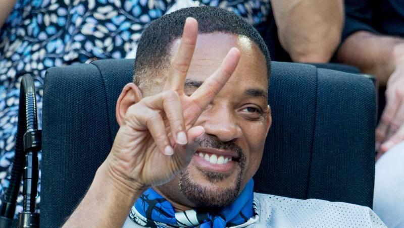 Will Smith als Zuschauer bei den Australian Open.