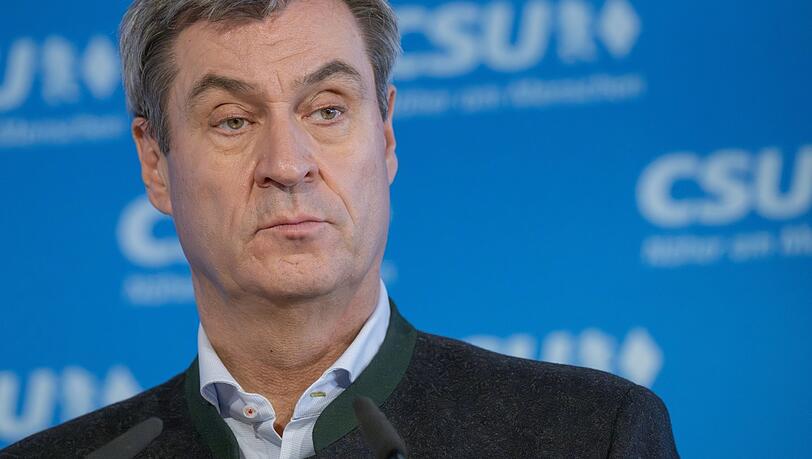 "Dem Teufel nochmal von der Schippe gesprungen": der CSU-Vorsitzende Markus Söder.