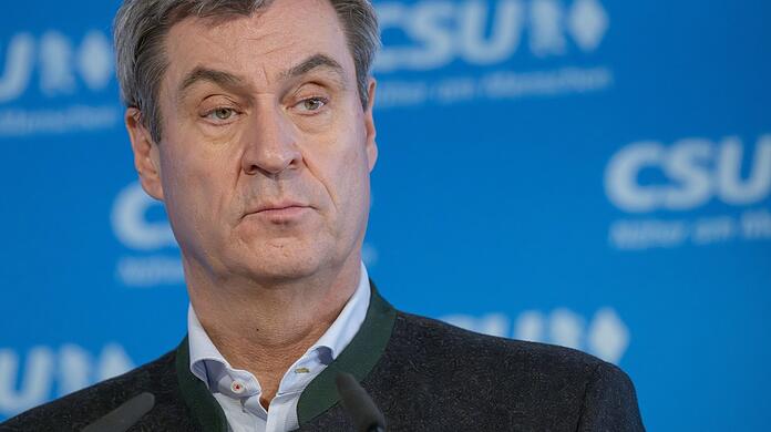 "Dem Teufel nochmal von der Schippe gesprungen": der CSU-Vorsitzende Markus Söder.