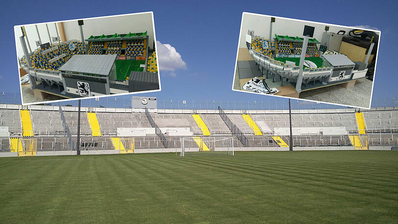Kreativ: Das Grünwalder Stadion gibt es jetzt auch als Lego-Modell.