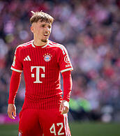 Lennart Karl gelang in der Saison 2025/26 der Durchbruch beim FC Bayern.