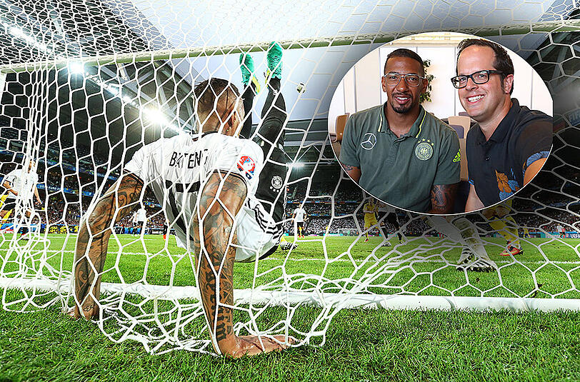 Jerome Boateng im Interview mit AZ-Reporter Patrick Strasser.