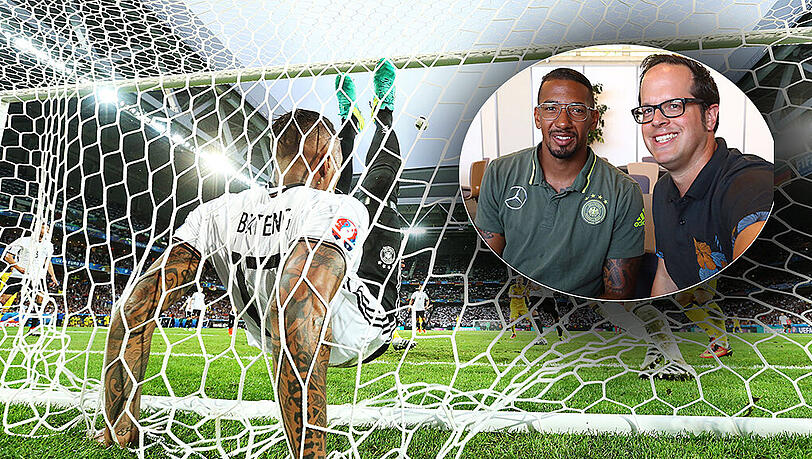 Jerome Boateng im Interview mit AZ-Reporter Patrick Strasser. Jerome Boateng im Interview mit AZ-Reporter Patrick Strasser.