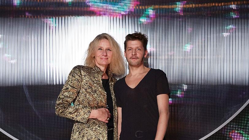 Dreamteam: Vorstand Sibylle Schön, Designer Christian Beck. Dreamteam: Vorstand Sibylle Schön, Designer Christian Beck.