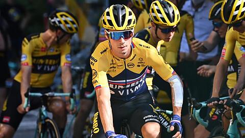 Jumbo-Visma-Kapitän Primoz Roglic rechnet sich gute Chancen auf den Tour-Sieg aus.