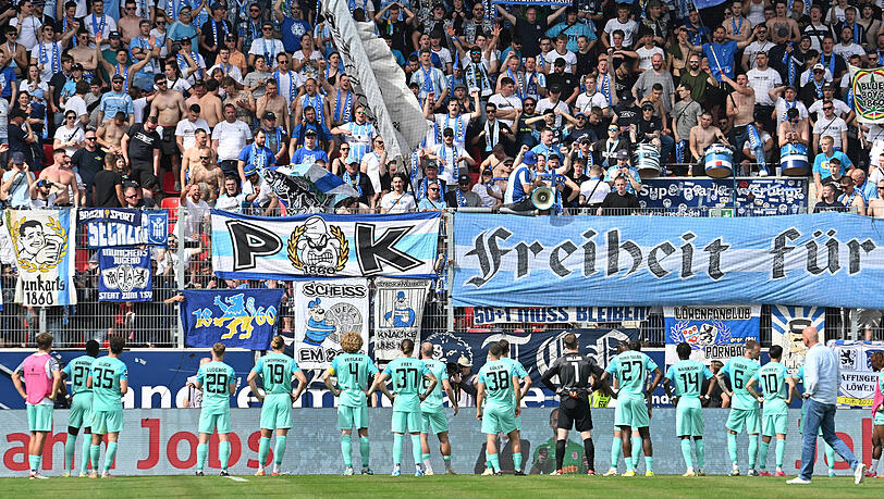 Der TSV 1860 könnte ab der kommenden Saison der dienstälteste Drittliga-Klub sein. (Symbolbild)