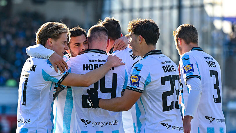 Die Löwen feierten gegen Saarbrücken am Sonntag einen wichtigen 2:0-Sieg.