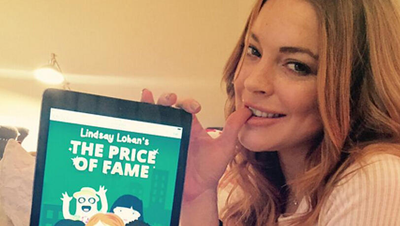 Lindsay Lohan zeigt ihren Twitter-Followern, wie ihr neues Game aussieht Lindsay Lohan zeigt ihren Twitter-Followern, wie ihr neues Game aussieht